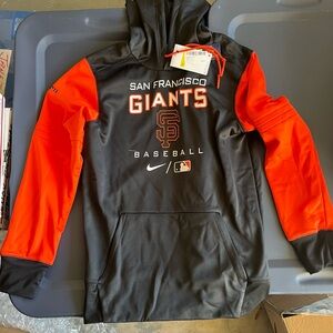 NWT San Francisco Giants Black and Orange Hoodie
